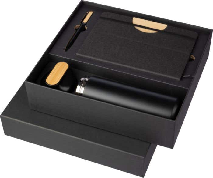 Geschenkset Kurt Office-Tri | 3-delig | Thermosfles | Notitieboekje | Balpen