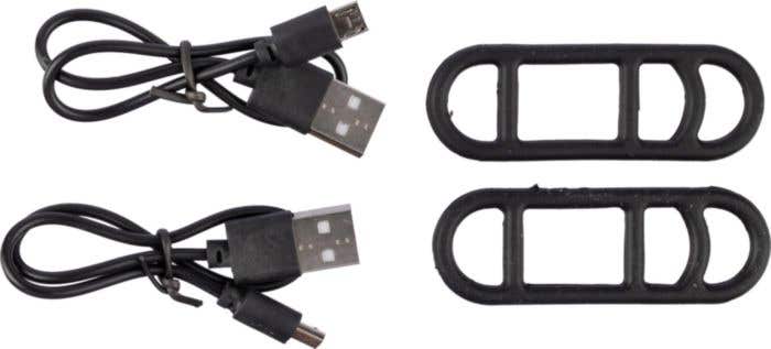 Éclairage vélo Elisabeth | Avant et arrière | Rechargeable | 4 modes