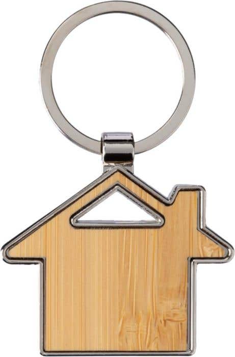 Porte-clés Bernd | Bambou | Forme de maison