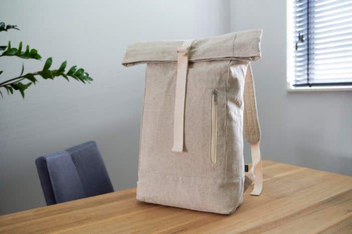 Rugzak Margarete | 24 L | Hennep | Roll-top | Draaglus