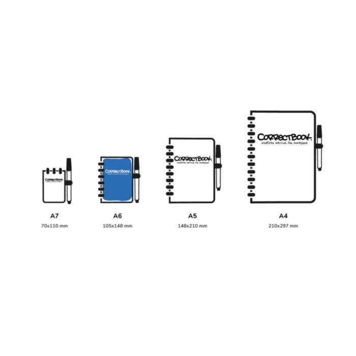 Mini bloc Correctbook A6