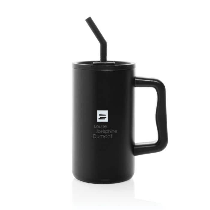 Dubbelwandige drinkbeker Cube RCS 800 ml