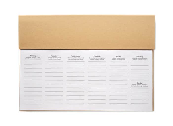 Bureau planner Memweek