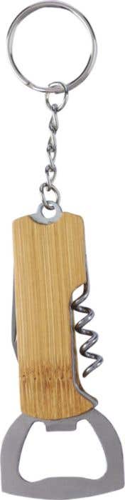 Porte-clés Stuart | Multi-outils | Bambou | 3 fonctions