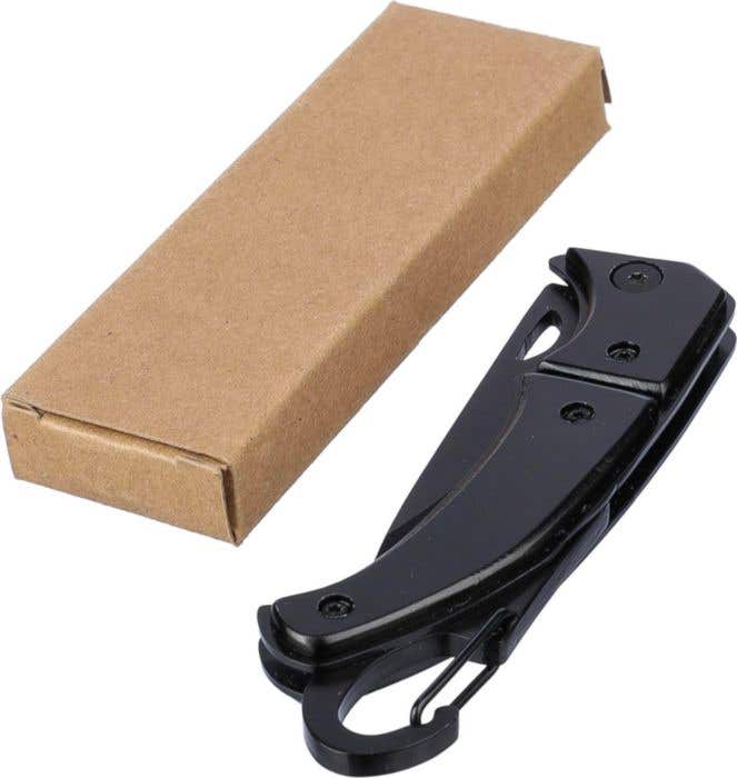 Couteau de poche Anne | Inox | Mousqueton | Verrouillage de sécurité