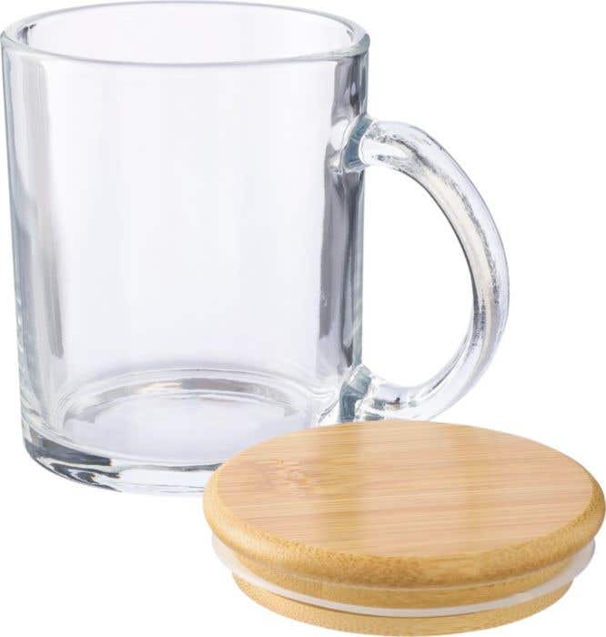 Theemok Ashley | 300 ml | Glas | Bamboe deksel