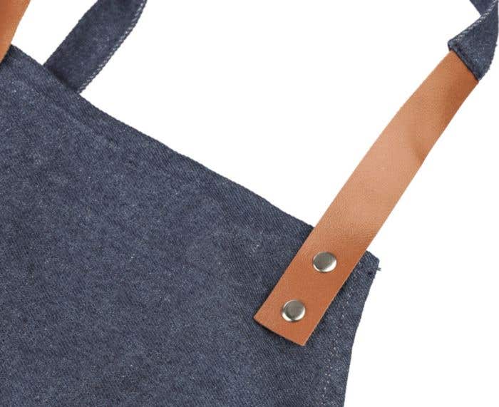 Tablier de cuisine Greg | Denim | 2 poches avant