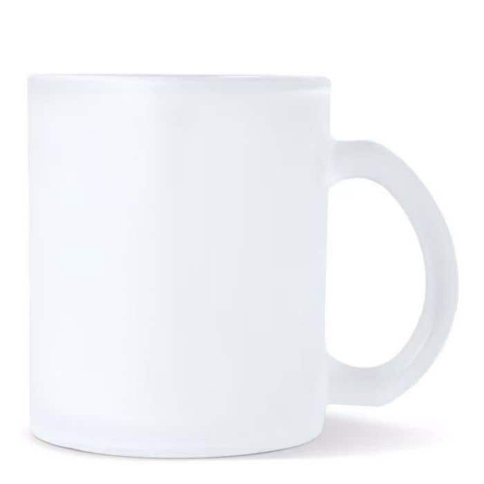 Mug en verre Mallorca Frosted Subli 335 ml