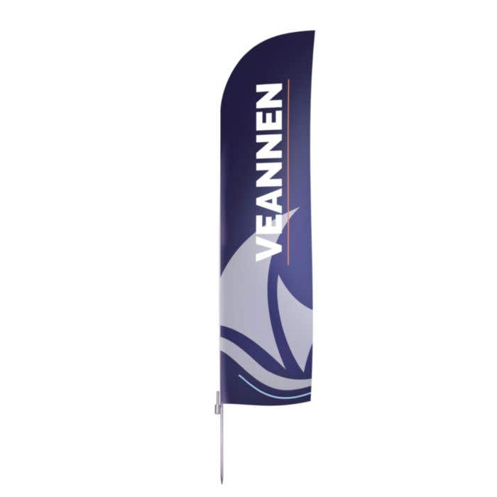 Beachflag Wavora (80 x 400 cm)