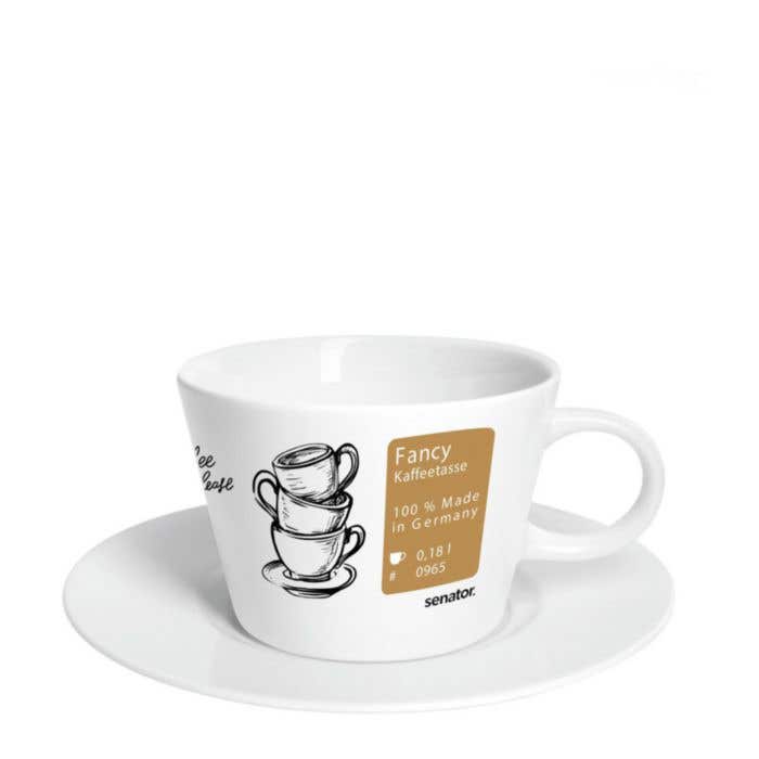 Mug et soucoupe Senator Fancy Cafe 180 ml