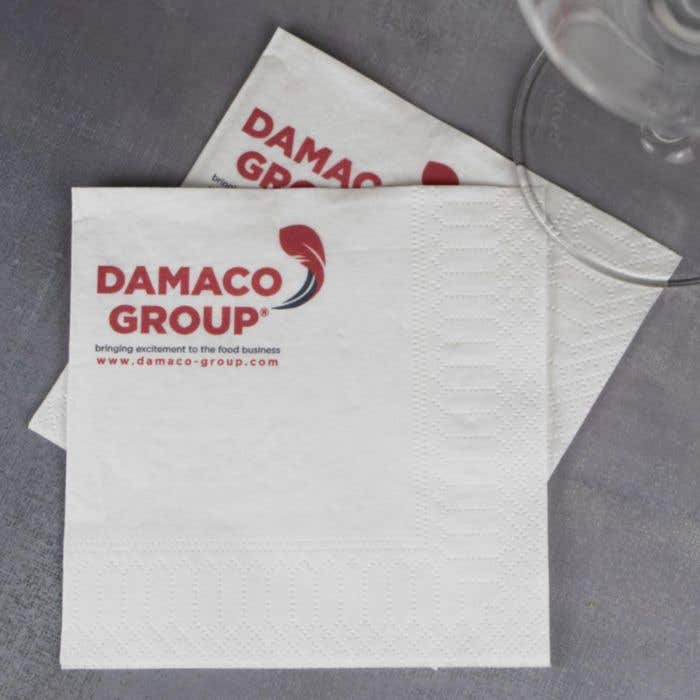 Servetten Tissue 24 x 24 cm (12 x 12 cm) 1/4 fold