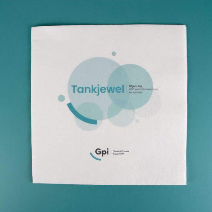 Serviettes Airlaid 33 x 33 cm (16.5 x 16.5 cm) 1/4 de pli