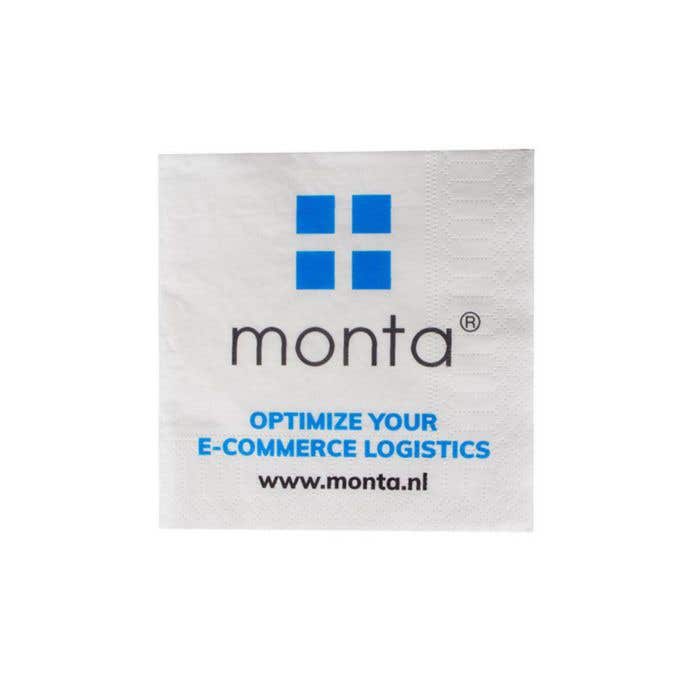 Servetten Tissue 24 x 24 cm (12 x 12 cm) 1/4 fold