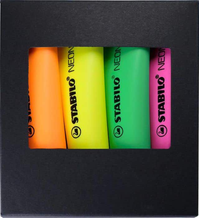 Set de surligneurs STABILO NEON 4