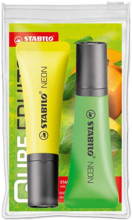 Markeerstiften set STABILO NEON Wallet 2