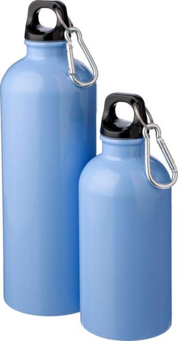 Gourde Sable | 400 ml | Inox recyclé | Simple paroi | Mousqueton