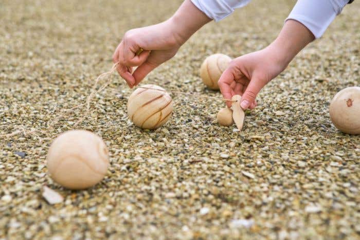 Petanque set Wood Quillian