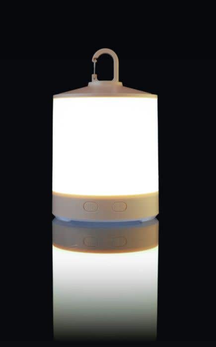 Lampe de camping Duo Araminta | Lampe torche amovible | 8 couleurs de lumière