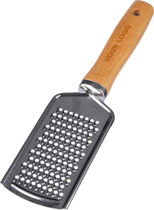 Râpe Morwenna | Inox | Manche en bois | Œillet de suspension