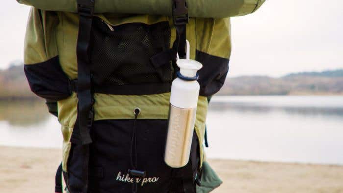 Drinkfles Dopper Insulated Silver 350 ml