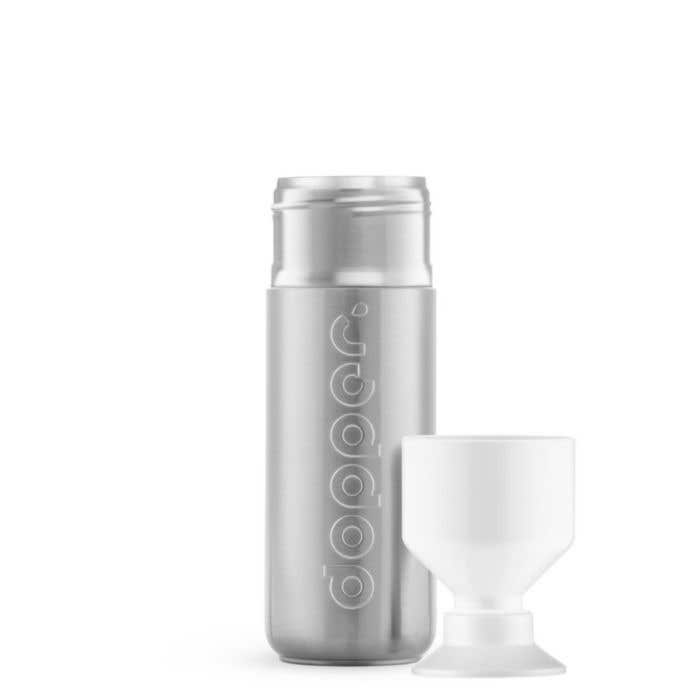 Drinkfles Dopper Insulated Silver 580 ml