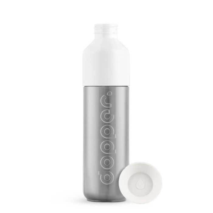Drinkfles Dopper Insulated Silver 350 ml