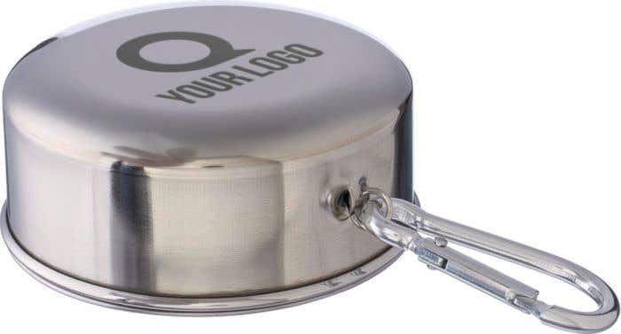 Gobelet Annette | 220 ml | Inox | Pliable | Mousqueton