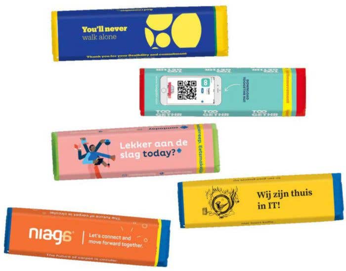 Chocoladereep Melk Noga (47g) Tony's Chocolonely