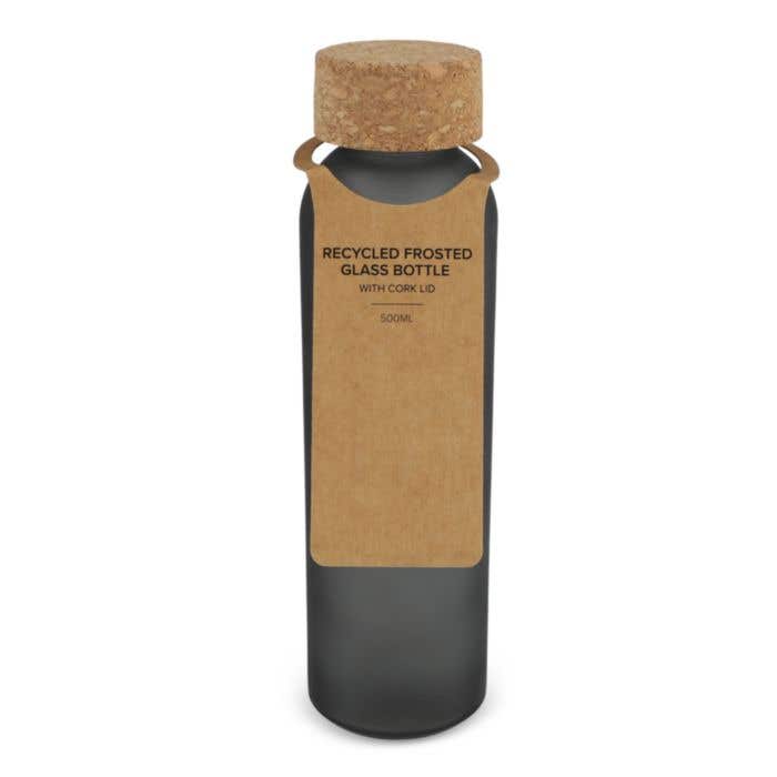 Glazen fles Corko Frosted 500 ml