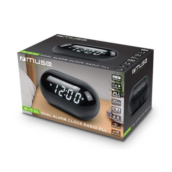 Radio-réveil Muse M-15 Double Alarme