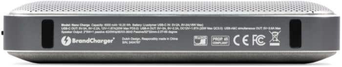 BrandCharger Draadloze Speaker en Powerbank Nano Charge 5.000 mAh