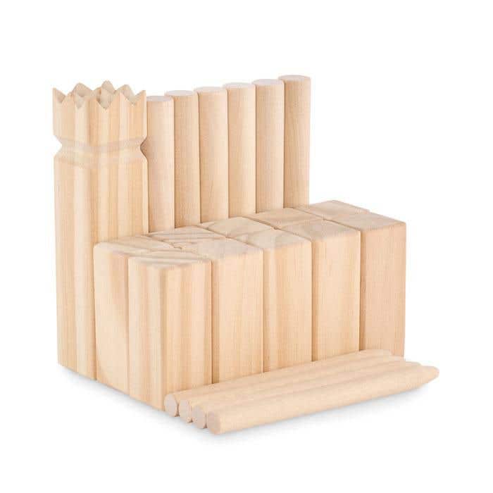 Houten spellenset King Petit