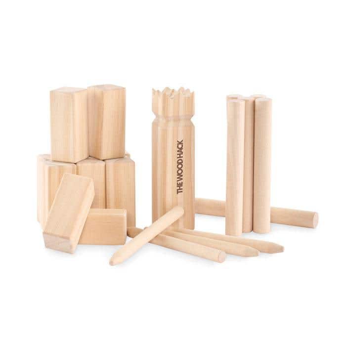 Houten spellenset King Petit