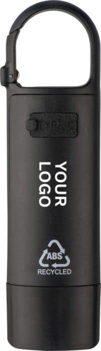 Porte-clés lampe Recycled ABS mini flashlight Zai