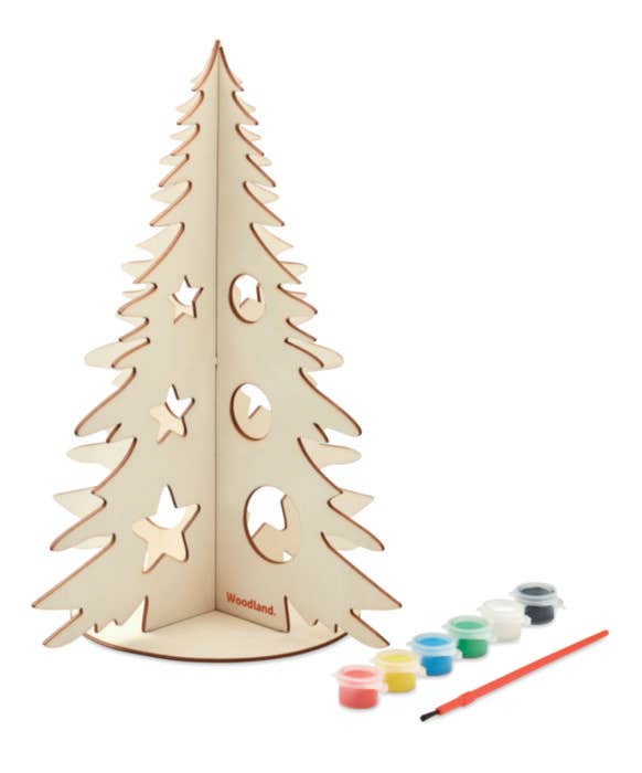 Kerstboompje Tree And Paint