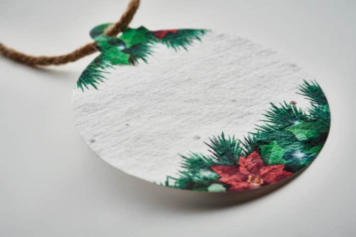 Bloemzaadpapier Kerstdeco Bauseed
