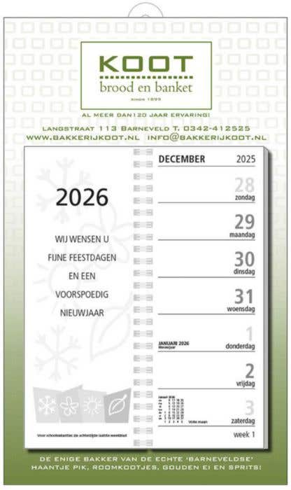 Omlegkalender Luxe FC