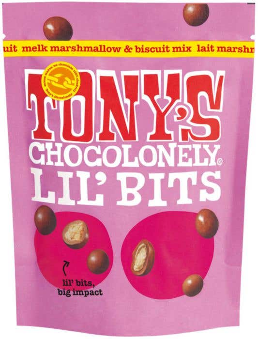 Tony's Chocolonely Lil'Bits Melk Marshmallow Biscuit Mix (150 g)