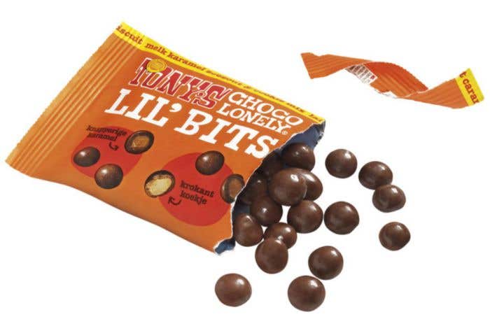 Tony's Chocolonely Lil'Bits Lait Caramel Sel de mer et Biscuit (40 g)