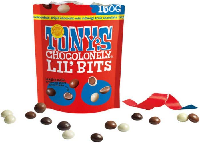 Tony's Chocolonely Lil'Bits Triple Chocolade Mix (150 g)