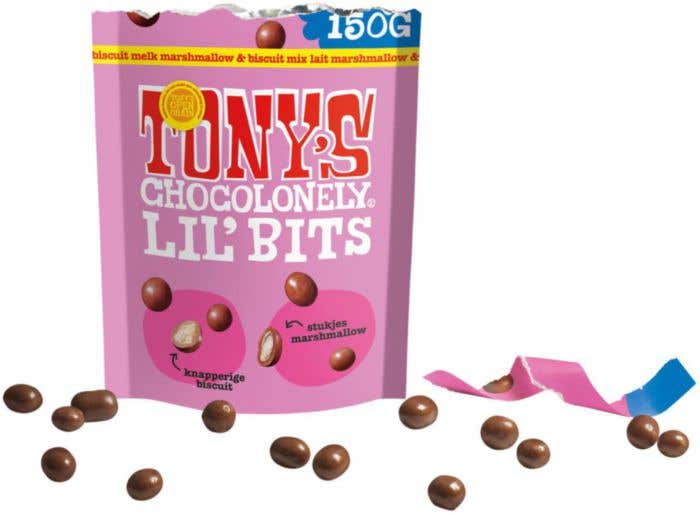 Tony's Chocolonely Lil'Bits Melk Marshmallow Biscuit Mix (150 g)