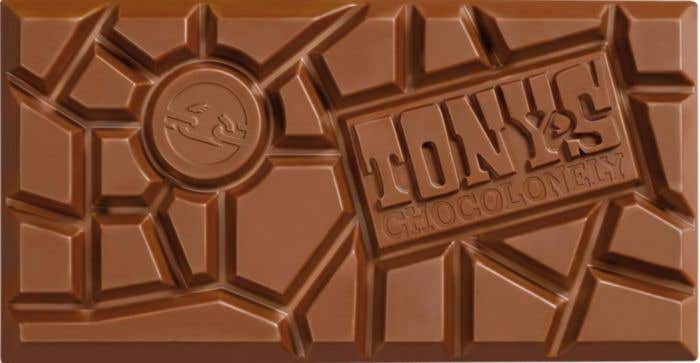 Chocoladereep Tony's Chocolonely 'Amsterdam Reep' Melk Karamel Zeezout (180 g)