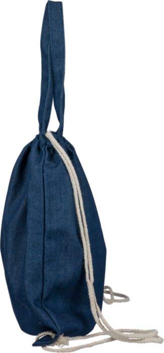 Rugzak Cordo Parlor | 6,6 L | Gerecycleerd Denim | Trekkoord | Draagtas