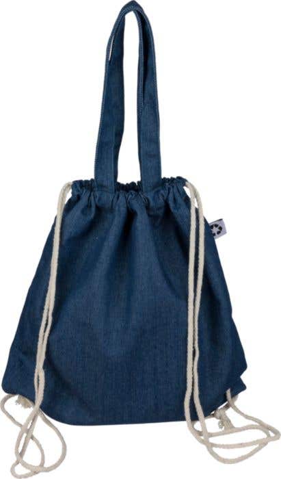 Rugzak Cordo Parlor | 6,6 L | Gerecycleerd Denim | Trekkoord | Draagtas