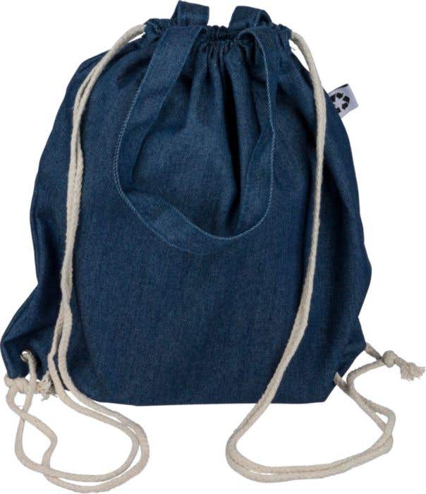 Rugzak Cordo Parlor | 6,6 L | Gerecycleerd Denim | Trekkoord | Draagtas
