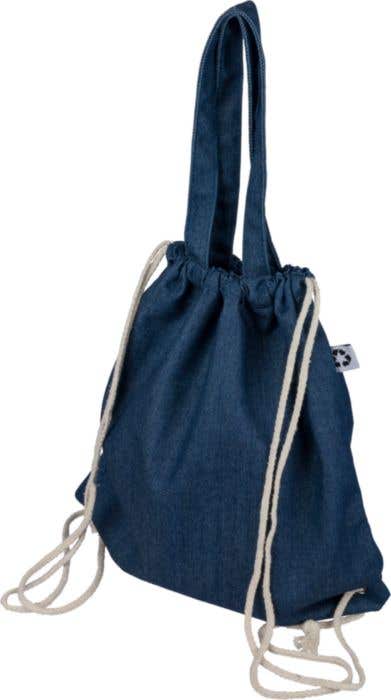 Rugzak Cordo Parlor | 6,6 L | Gerecycleerd Denim | Trekkoord | Draagtas