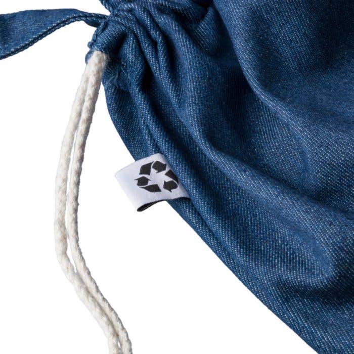 Rugzak Cordo Parlor | 6,6 L | Gerecycleerd Denim | Trekkoord | Draagtas
