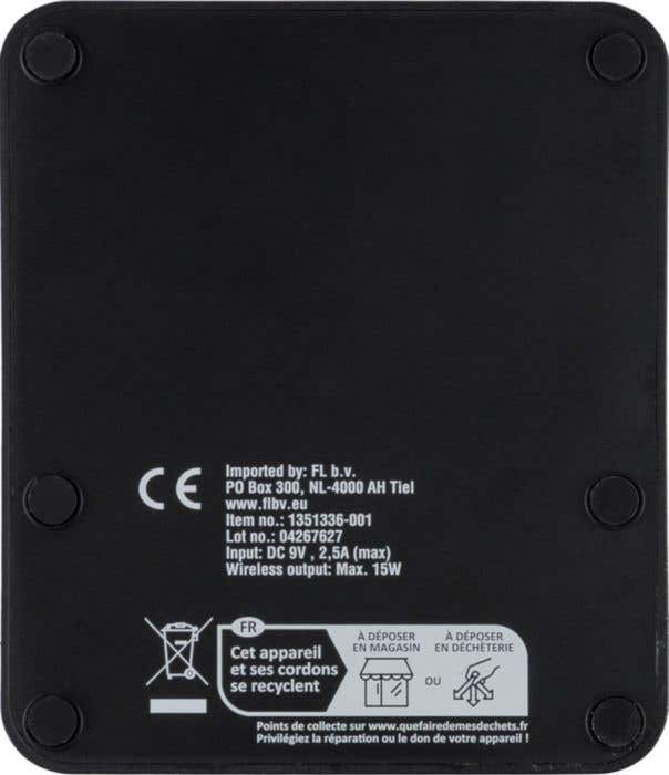 Draadloze oplader 15W met Speaker 5W en telefoonhouder Hoya