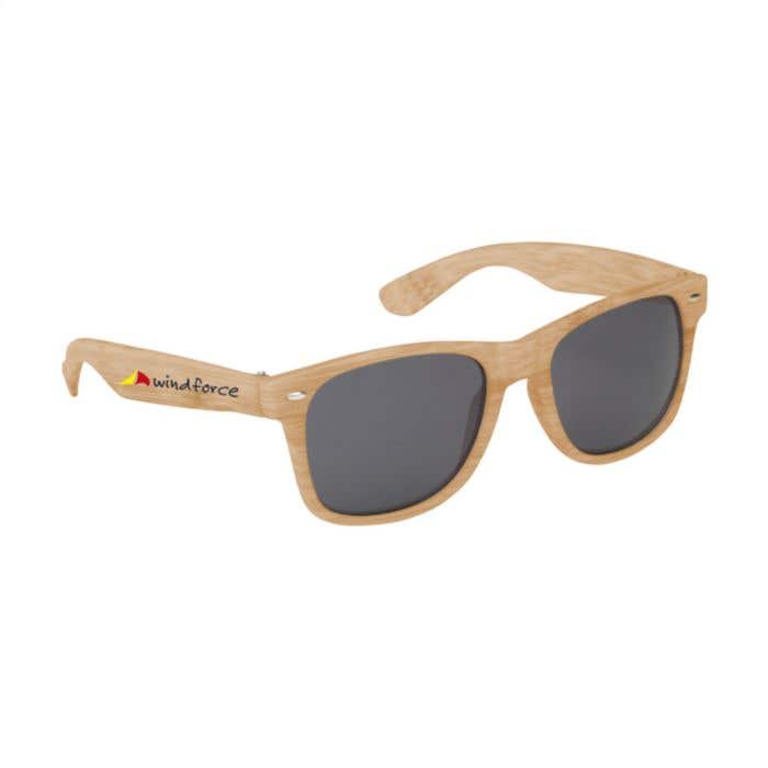 Lunettes de soleil | Aspect bambou | Protection UV 400