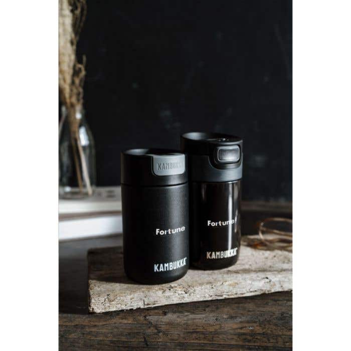 Mug isotherme Kambukka | Acier inoxydable | 300 ml | Couvercle 3-en-1